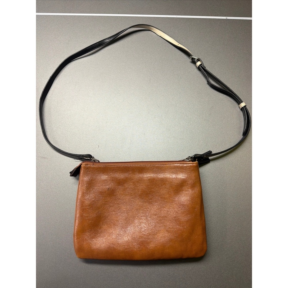 Hobo Convertible‎ Strap Crossbody Bag Carmel Brown Tan Leather